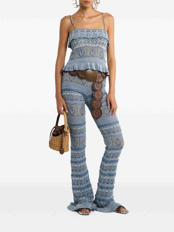 ETRO: ベルボトムジーンズ online - フレアジーンズ - ブルー