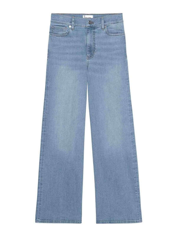 Frame: Jeans Rectos - Vaqueros Rectos - Azul Claro
