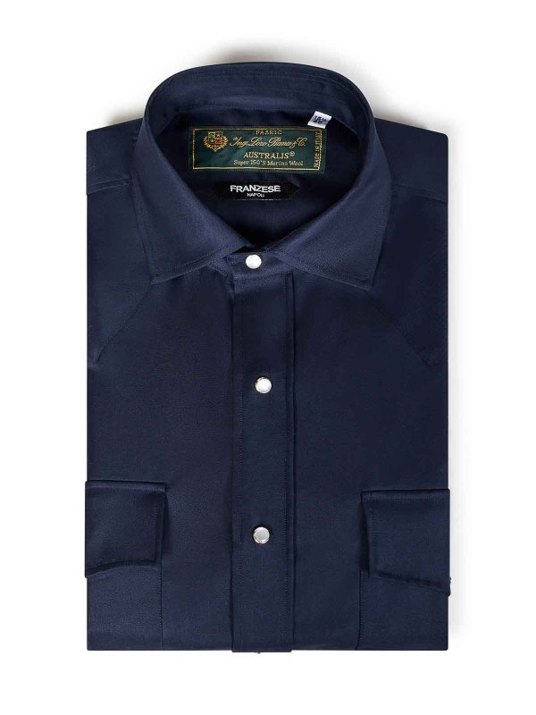 FRANZESE COLLECTION: シャツ online - シャツ - ブルー
