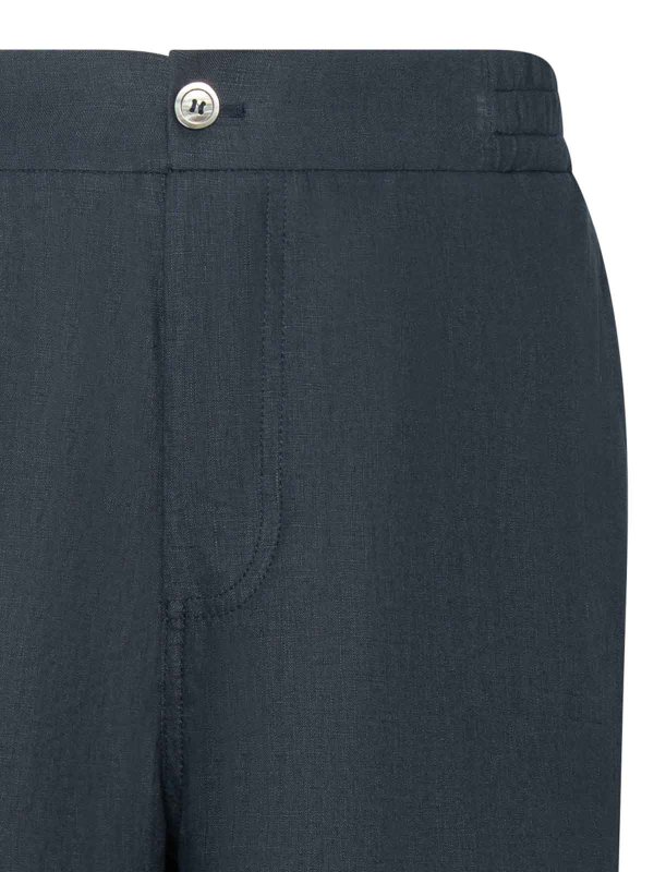 The Best Shops FRANZESE COLLECTION: トラウザーショーツ - ショートパンツ - ブルー