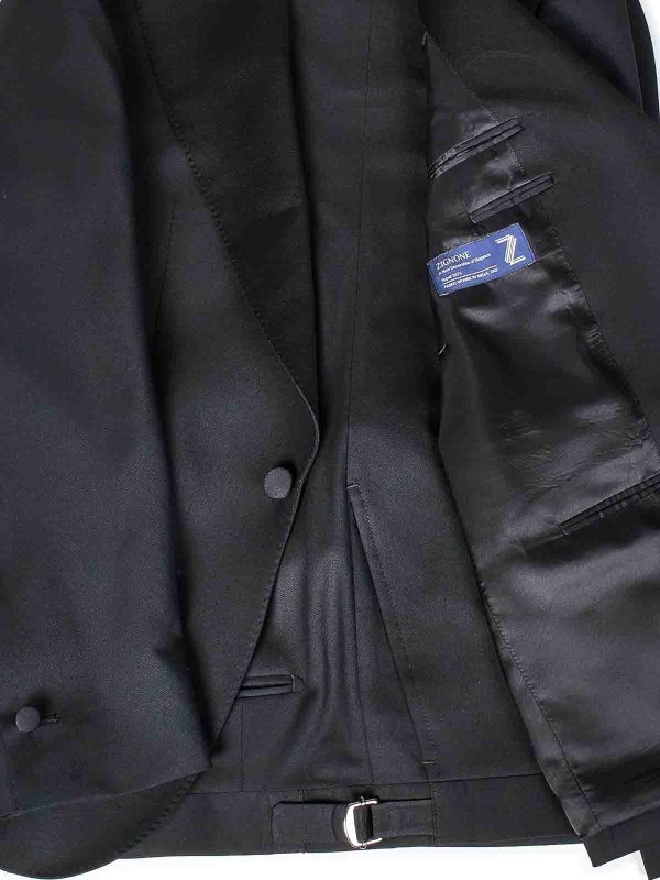 フォーマルスーツ - 黒 shop online: FRANZESE COLLECTION