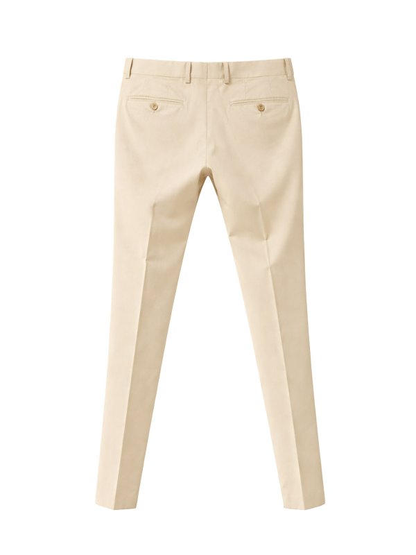 テーラードパンツ - 白 shop online: FRANZESE COLLECTION