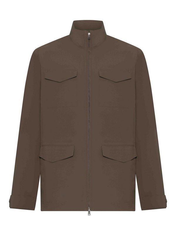 HERNO: casual jackets online - Lightweight High-Necked Jacket