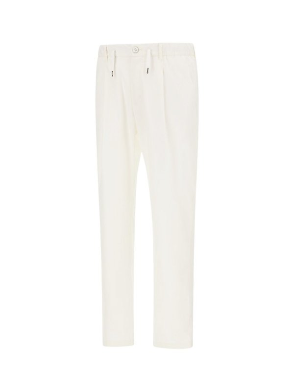 The Best Shops HERNO: casual trousers - Waterproof Stretch Cotton Trousers
