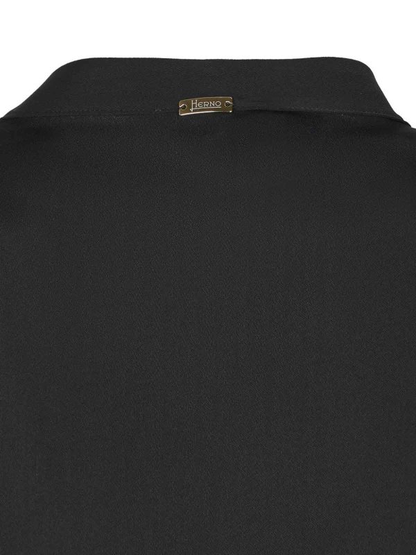 The Best Shops HERNO: ニーレングスドレス - 膝丈ドレス - 黒