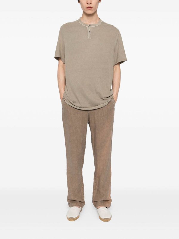 JAMES PERSE: T-shirts online - T-Shirt - Beige