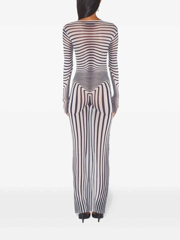 The Best Shops JEAN PAUL GAULTIER: Strickpullover mit Rundhalsausschnitt - Rundhalspullover - Beige