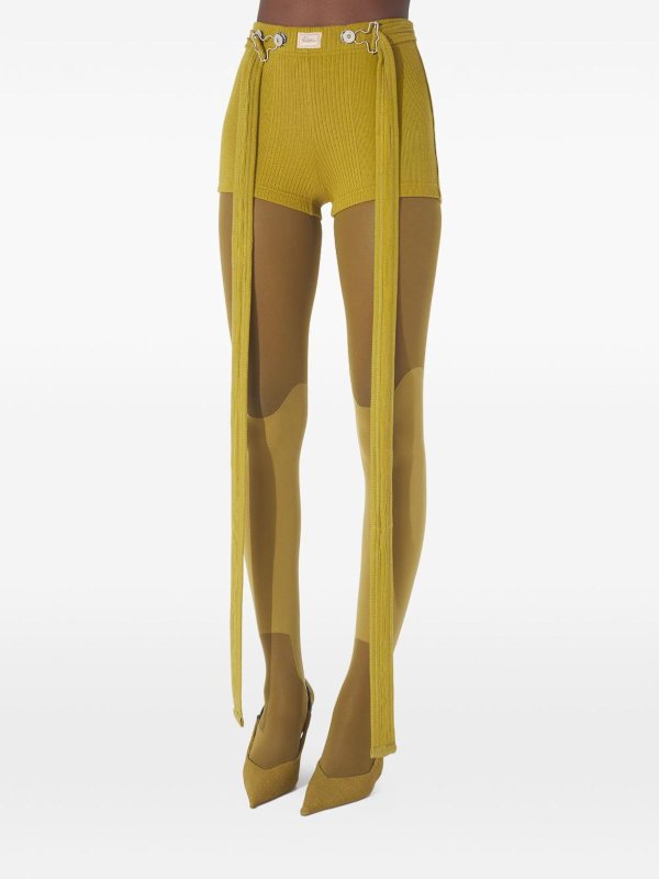 ショートパンツ - 緑 shop online: JEAN PAUL GAULTIER