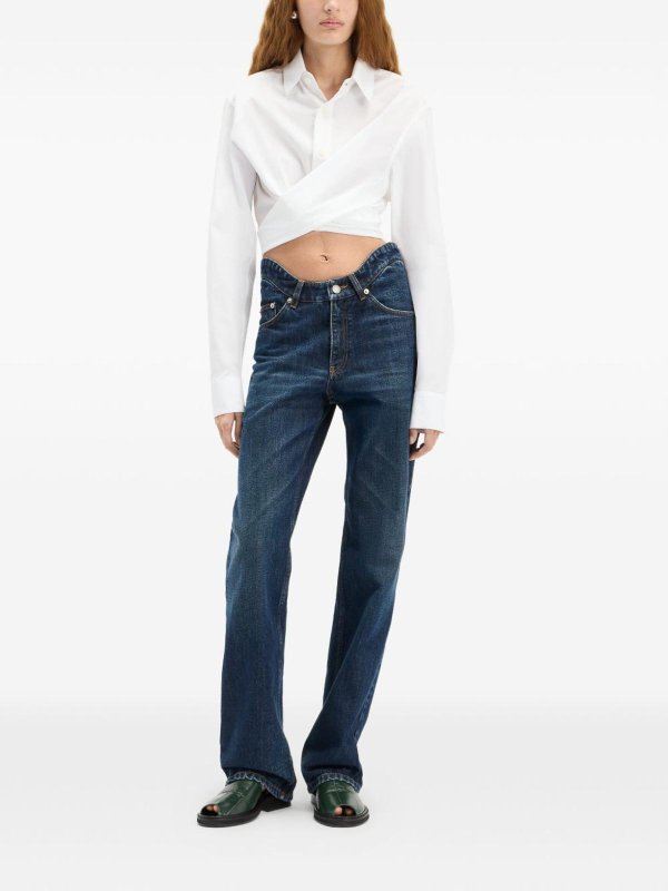 JEAN PAUL GAULTIER: ストレートジーンズ online - ストレートジーンズ - ブルー