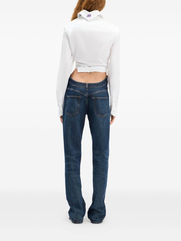 The Best Shops JEAN PAUL GAULTIER: ストレートジーンズ - ストレートジーンズ - ブルー