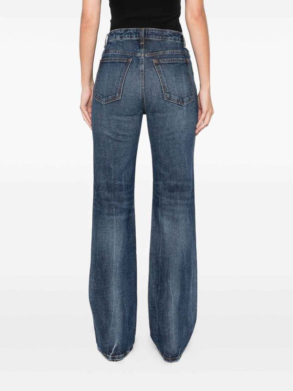 The Best Shops KHAITE: Jeans Rectos - Vaqueros Rectos - Azul