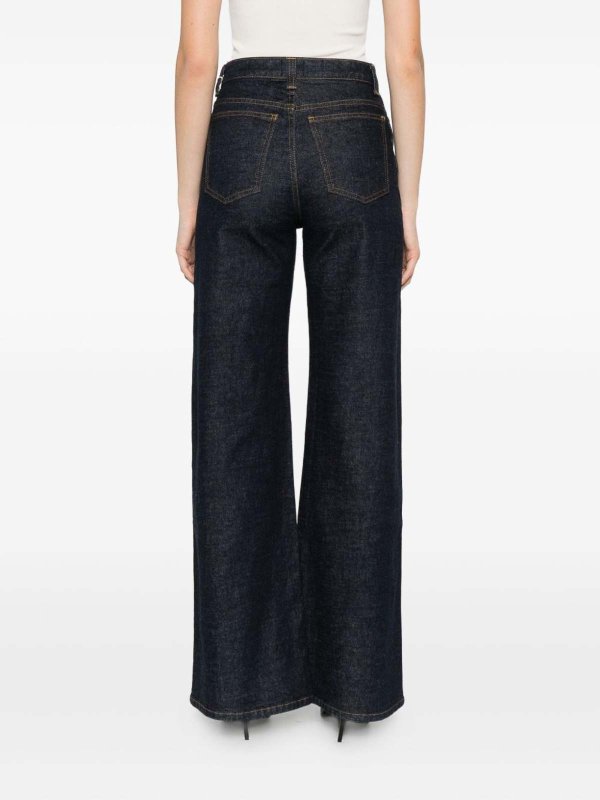 The Best Shops KHAITE: Jeans Rectos - Vaqueros Rectos - Azul
