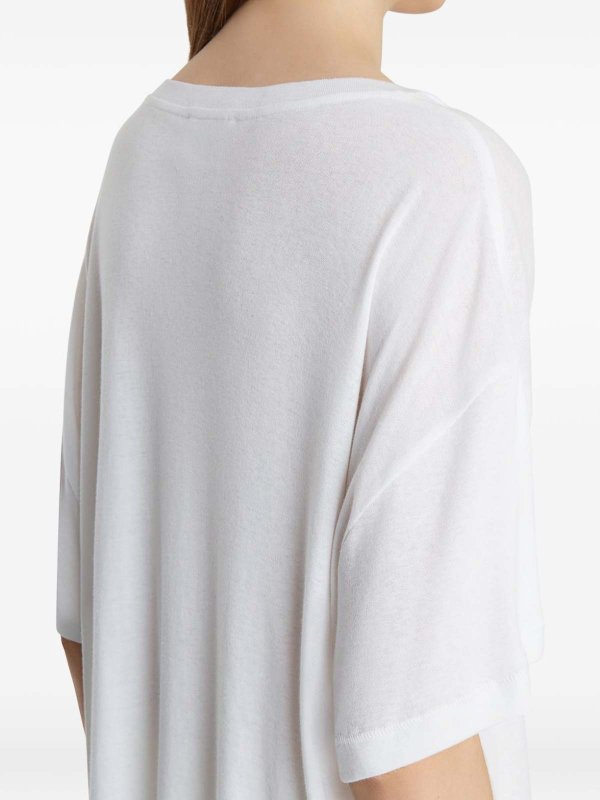 Tシャツ - 白 shop online: KHAITE