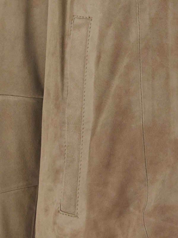 The Best Shops LOW BRAND: Lederjacken - Lederjacke - Braun