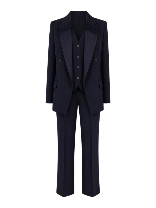 Max Mara: フォーマルスーツ - スーツ - ブルー