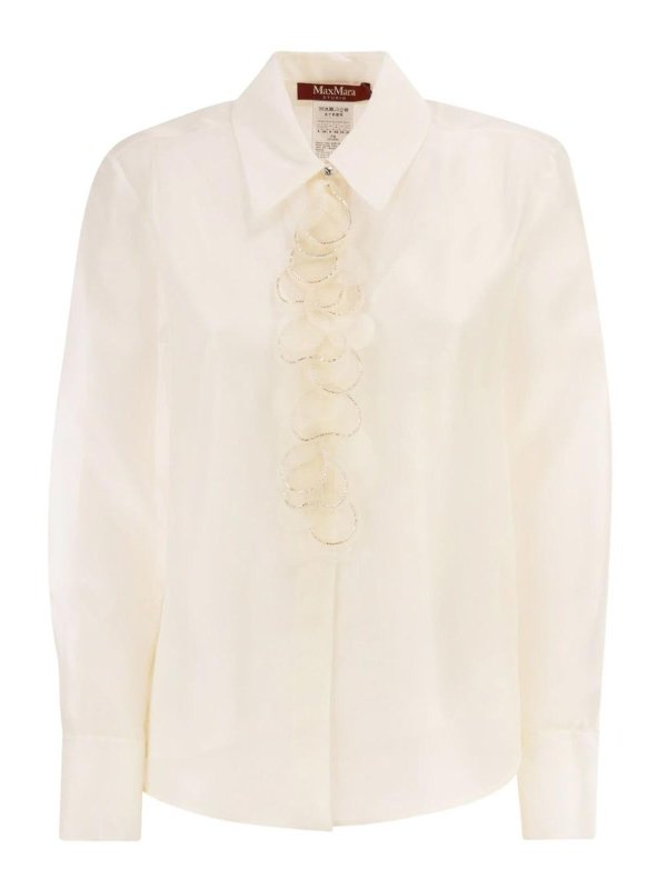 Max Mara: Hemden - Hemd - Weiß