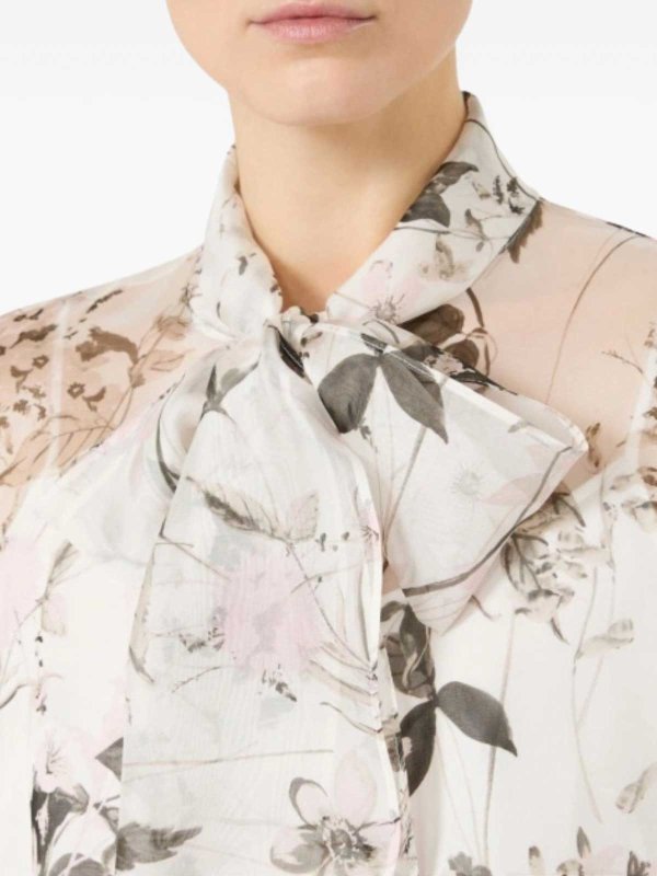 ブラウス - 白 shop online: Max Mara