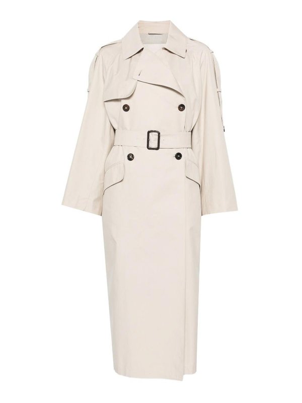 MAX MARA THE CUBE: Trenchcoats - Trenchcoat - Beige