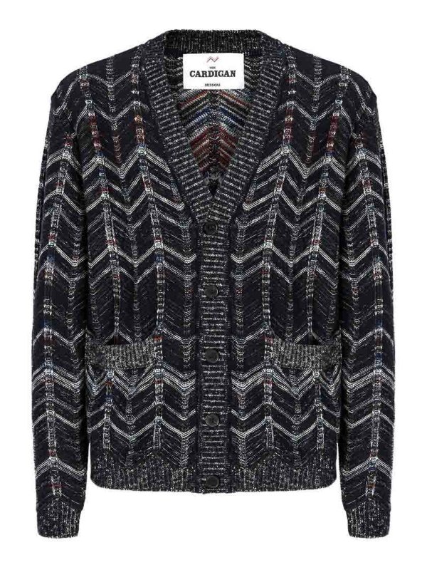 MISSONI: カーディガン - カーディガン - ブルー