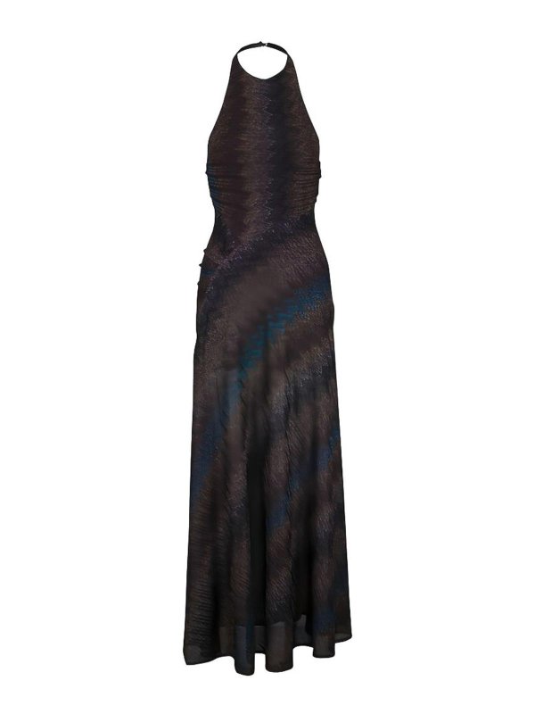 MISSONI: maxi dresses - Pattern  Halterneck Dress