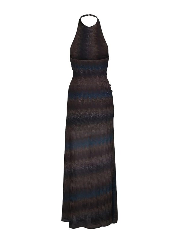 MISSONI: maxi dresses online - Pattern  Halterneck Dress