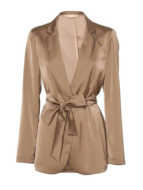 PENNYBLACK: blazers - Sand-Colored Sat