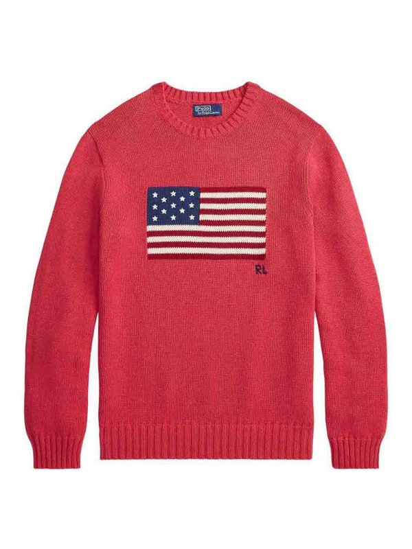 POLO RALPH LAUREN: クルーネック - クルーネック - 赤