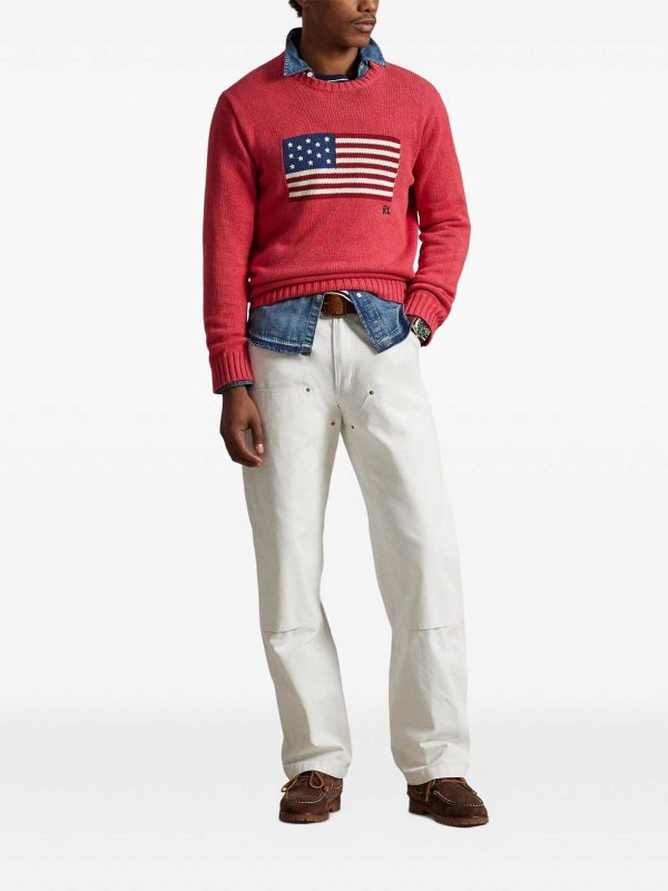 POLO RALPH LAUREN: クルーネック online - クルーネック - 赤