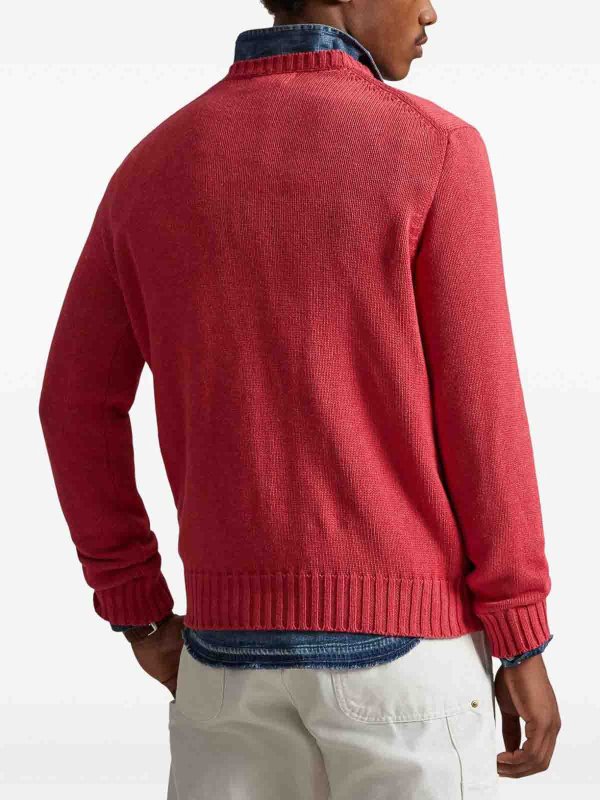 クルーネック - 赤 shop online: POLO RALPH LAUREN