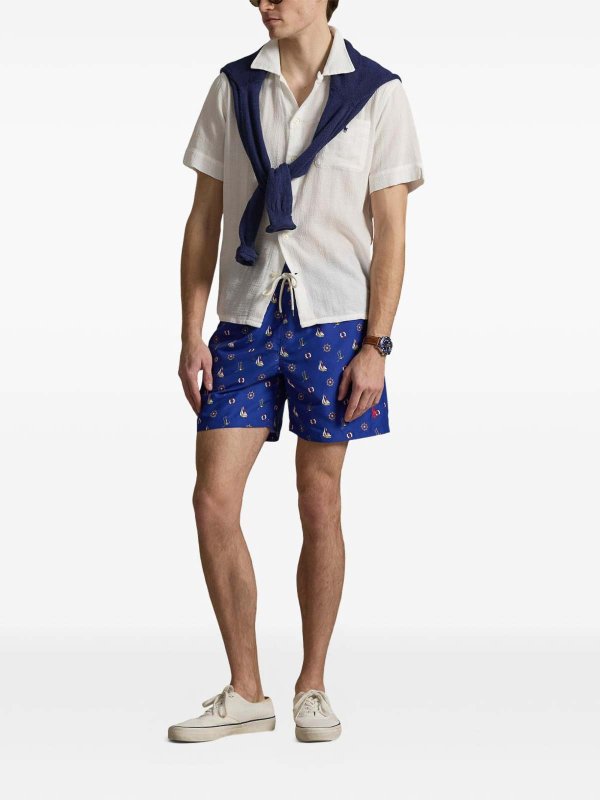 POLO RALPH LAUREN: 水着 online - スイムショーツ/スイムトランクス - ブルー