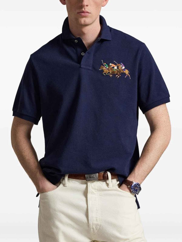 POLO RALPH LAUREN: ポロシャツ online - ポロシャツ - ブルー