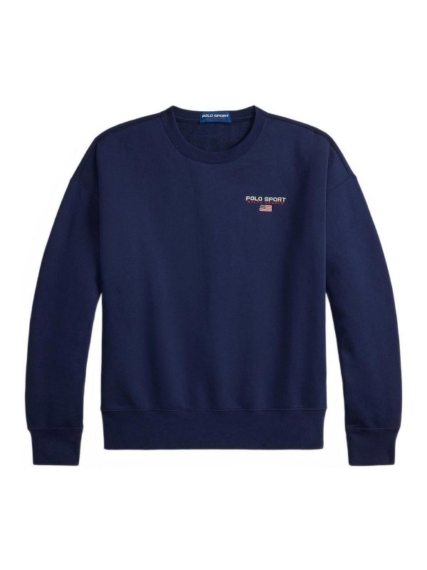 POLO RALPH LAUREN: スウェット＆セーター - スウェットシャツ/セーター - ブルー