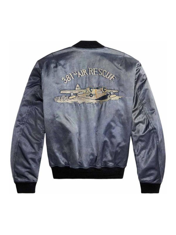 RALPH LAUREN: ボンバージャケット online - ボンバージャケット - ブルー