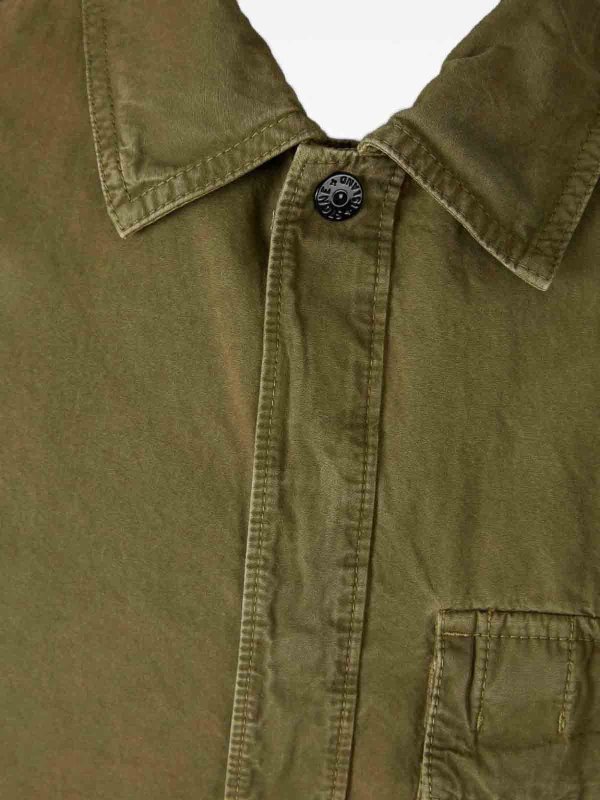 Hemd - Grün shop online: STONE ISLAND