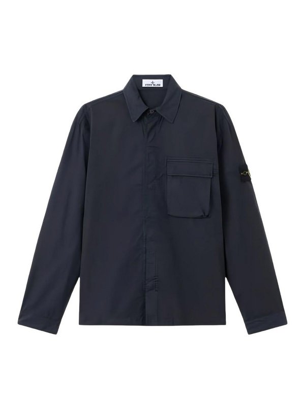 STONE ISLAND: カジュアルジャケット - カジュアルジャケット - ブルー