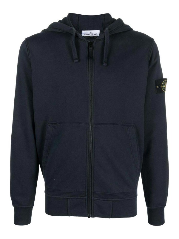 STONE ISLAND: スウェット＆セーター - スウェットシャツ/セーター - ブルー