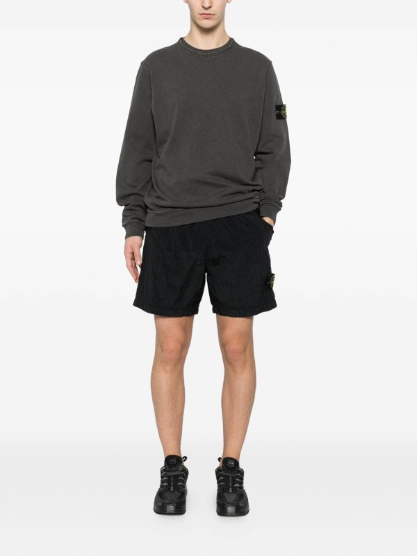STONE ISLAND: 水着 online - スイムショーツ/スイムトランクス - 黒
