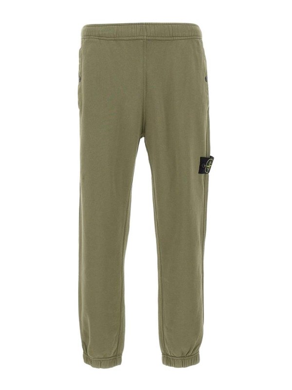 トラックスーツ ボトムス - 緑 shop online: STONE ISLAND