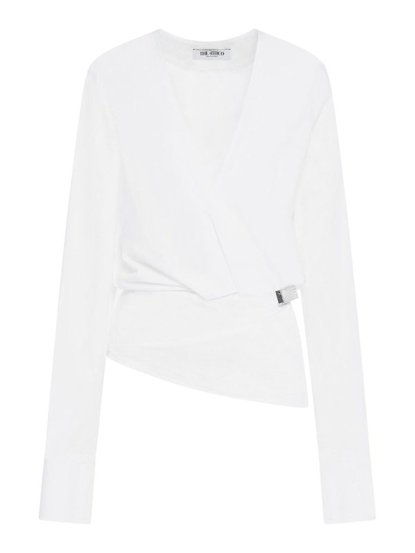 The Attico: Blusen - Bluse - Weiß