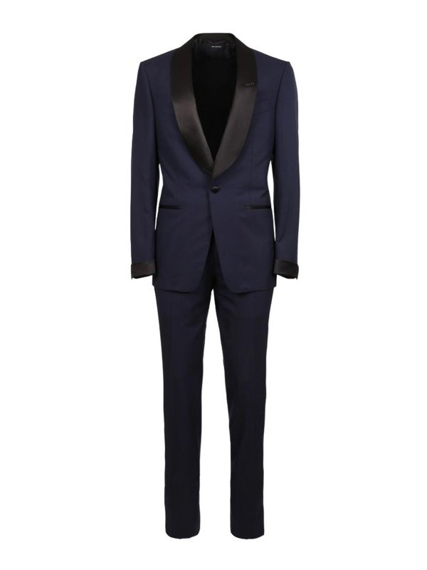 TOM FORD: カジュアルスーツ - カジュアルスーツ - ブルー