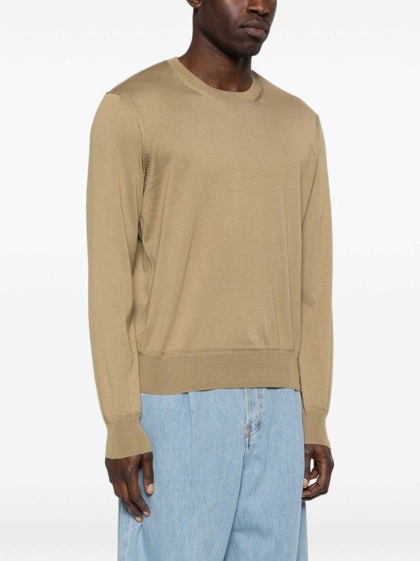 Rundhalspullover - Beige shop online: TOM FORD