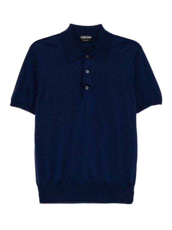 TOM FORD: Polos  - Polo - Bleu