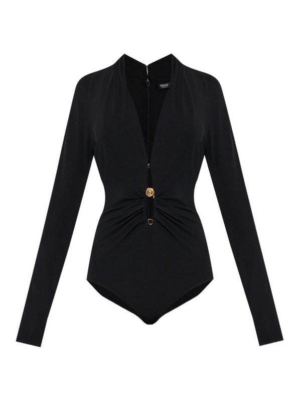 VERSACE: Tops & Débardeurs - Top - Noir