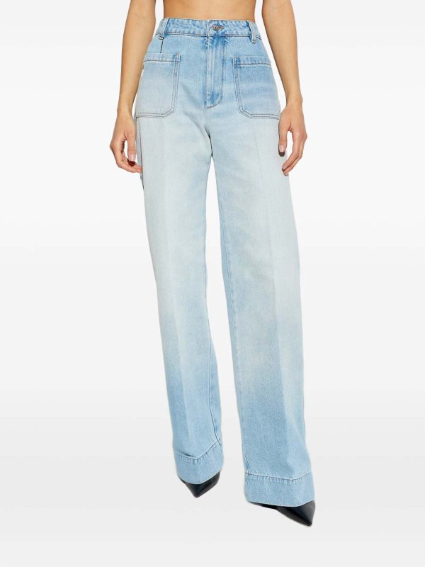 VICTORIA BECKHAM: ベルボトムジーンズ online - フレアジーンズ - ブルー