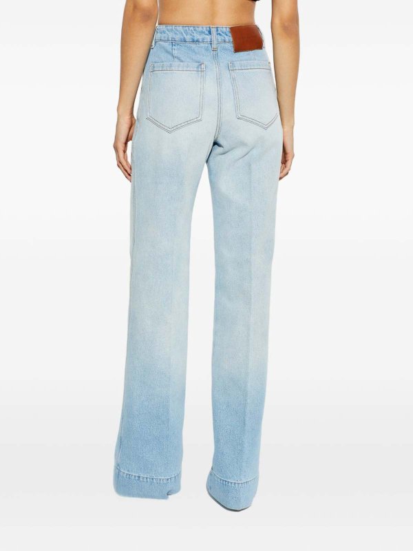The Best Shops VICTORIA BECKHAM: ベルボトムジーンズ - フレアジーンズ - ブルー