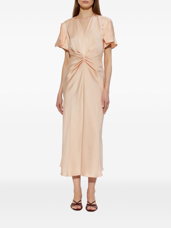 VICTORIA BECKHAM: ニーレングスドレス online - 膝丈ドレス - ピンク