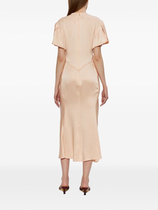 The Best Shops VICTORIA BECKHAM: ニーレングスドレス - 膝丈ドレス - ピンク