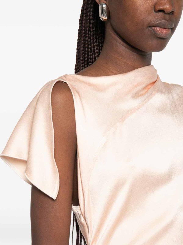 VICTORIA BECKHAM buy online 膝丈ドレス - ヌードカラー