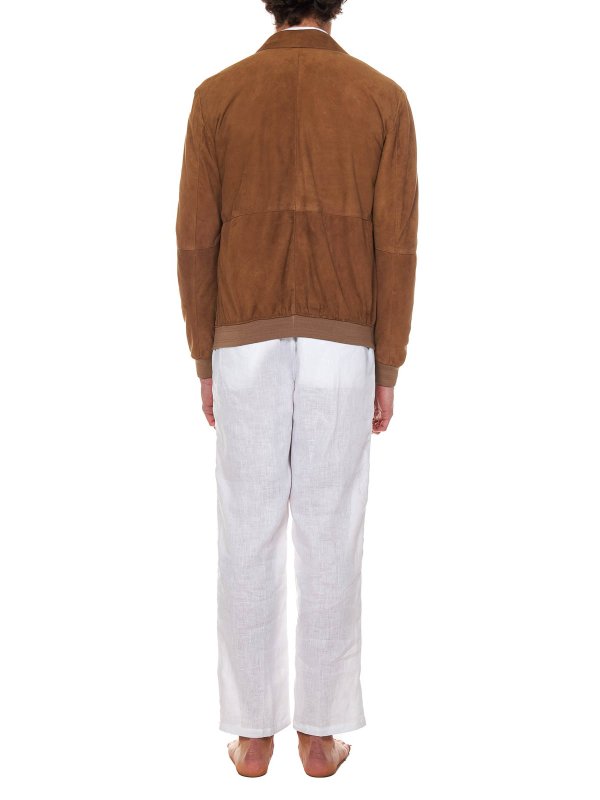 The Best Shops FRANZESE COLLECTION: ボンバージャケット - ボンバージャケット - ブラウン