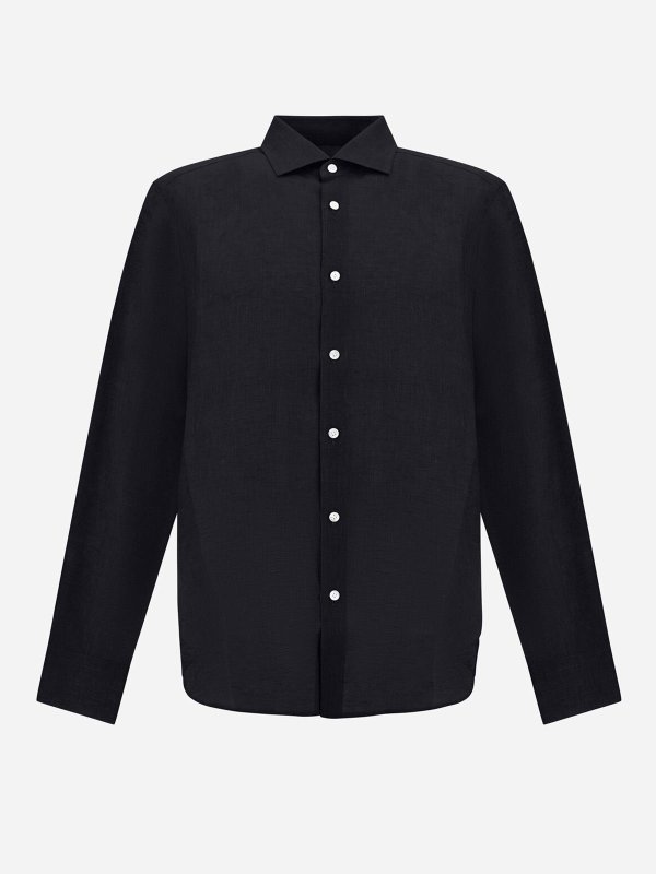 HERNO: camicie - Camicia A Maniche Lunghe